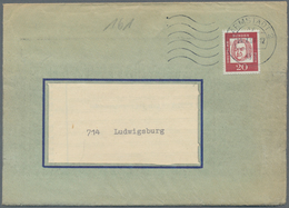 Bundesrepublik - Besonderheiten: 1961, Versuchspost Des PTZ Darmstadt: 20 Pf Bach, Fluoreszierendes - Other & Unclassified