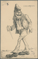 Ansichtskarten: Künstler / Artists: Orens Denizard, Le Burin Satirique, 1906, Insgesamt 10 Karten (N - Unclassified