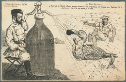 Ansichtskarten: Künstler / Artists: Orens Denizard, Le Burin Satirique, 1904, Nr. 18-22, 5 Karten Mi - Ohne Zuordnung