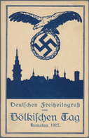 Ansichtskarten: Propaganda: 1925, "Deutschen Freiheitsgruß Vom Völkischen Tag Komotau 1925", Frühe K - Politieke Partijen & Verkiezingen