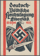 Ansichtskarten: Propaganda: 1925. Deutsche Völkische Reichstagung Elberfeld 18 -21 Juni 1925 / Germa - Partiti Politici & Elezioni
