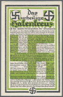 Ansichtskarten: Propaganda: 1929! Germany Swastika Hakenkreuz Propaganda Card 1929. Das Urheilige Ha - Partidos Politicos & Elecciones