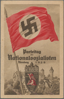Ansichtskarten: Propaganda: 1929, REICHPARTEITAG NÜRNBERG, Offizielle Parteitags-Postkarte Nr. 2 Mit - Partis Politiques & élections