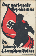 Ansichtskarten: Propaganda: 1932, "Der Nationale Sozialismus Die Zukunft D. Deutschen Volkes", Frühe - Partiti Politici & Elezioni