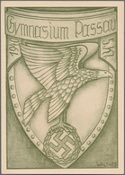 Ansichtskarten: Propaganda: 1940, "Gymnasium Passau", Großformatige Absolvia Karte, Sign. Walthes Mi - Politieke Partijen & Verkiezingen