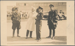 Ansichtskarten: Propaganda: Original Private Real Photo Postcard Showing Staatsminister And SA-Oberg - Political Parties & Elections