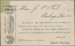 Ansichtskarten: Vorläufer: 1873 Ca., HEILBRONN, Emil Seelig's Patentierte Cichorien-Caffee-Fabrik, B - Sin Clasificación