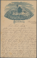 Ansichtskarten: Vorläufer: 1878, INSELSBERG, Vorläuferkarte 5 Pf Lila Als Privatganzsache Mit K1 FRI - Non Classés