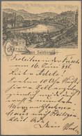 Ansichtskarten: Vorläufer: 1886, Gruss Aus Salzburg, Gebrauchte Vorläuferkarte, Die Marke Ist Leider - Ohne Zuordnung