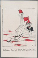 Ansichtskarten: Motive / Thematics: DEUTSCHLAND / REVOLUTION 1918/1919, "Die Wespe" Politische Tages - Other & Unclassified