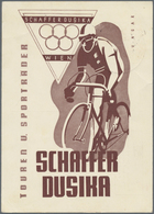 Ansichtskarten: Motive / Thematics: SPORT / OLYMPIADE 1936 BERLIN, österreichische Werbekarte Der Fi - Other & Unclassified