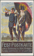 Ansichtskarten: Baden-Württemberg: GÖPPINGEN (alte PLZ 7320), Fest-Postkarte Zum 21. Bundestag Des W - Autres & Non Classés