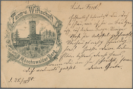 Ansichtskarten: Sachsen: WILTHEN, "Turm U. Wirtschaft Auf Dem Mönchswalder Berg" (alte PLZ 8609), Fr - Other & Unclassified