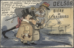 Ansichtskarten: Künstler / Artists: ST. LUFUY, Eine Sammlung Von 63 Handgemalten Karikaturen Um 1905 - Zonder Classificatie