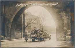 Ansichtskarten: Motive / Thematics: DEUTSCHLAND / REVOLUTION 1918/1919, Münchner Räterepublik Straße - Sonstige & Ohne Zuordnung
