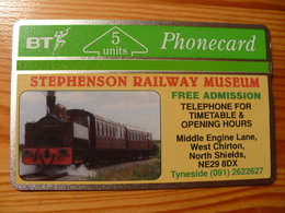 Phonecard United Kingdom, BT - Train, Railway - 1000 Ex - BT Advertising Issues