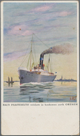 Ansichtskarten: Motive / Thematics: SCHIFFE 1900/1950 (ca.), Partie Von über 150 Karten In Guter Vie - Other & Unclassified