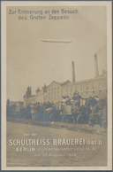 Ansichtskarten: Motive / Thematics: ZEPPELIN: Over 140 Zeppelin Postcards, Mostly Real Photos With T - Other & Unclassified