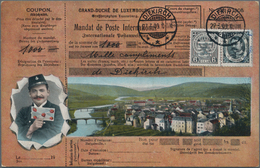 Ansichtskarten: Alle Welt: LUXEMBURG, Kuriose Partie Mit 37 Historischen Ansichtskarten Ab 1898 Bis - Zonder Classificatie