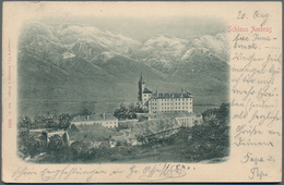 Ansichtskarten: Österreich: TIROL / INNSBRUCK / AMRAS Mit Schloss AMBRAS, Schachtel Mit Gut 270 Hist - Sonstige & Ohne Zuordnung