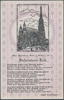 Ansichtskarten: Österreich: WIEN 1. BEZIRK / STEFANSDOM Mit Straßenbahnen Und Droschken. Karton Mit - Sonstige & Ohne Zuordnung