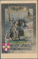 Ansichtskarten: Österreich: WIEN, "Kaiser-Jubiläums-Huldigungs-Festzug 12. Juni 1908", Sagenhafte Sa - Other & Unclassified