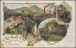 Ansichtskarten: Bayern: MITTELFRANKEN Ohne Nürnberg, Schachtel Mit über 250 Historischen Ansichtskar - Autres & Non Classés