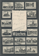 Ansichtskarten: Bayern: MÜNCHEN, Schachtel Mit Weit über 300 Historische Ansichtskarten Mit Dublette - Other & Unclassified