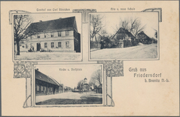 Ansichtskarten: Brandenburg: SCHACHTEL Mit Gut 120 Historischen Ansichtskarten Ab 1896 Bis In Die We - Andere & Zonder Classificatie