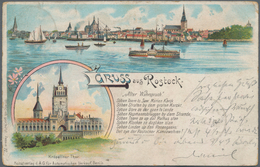 Ansichtskarten: Mecklenburg-Vorpommern: SCHACHTEL Mit über 120 Historischen Ansichtskarten Ab 1898 B - Andere & Zonder Classificatie