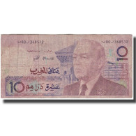 Billet, Maroc, 10 Dirhams, KM:63a, B - Maroc