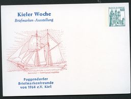 Bund PP103 B2/008 ZWEIMAST-TOPPSEGELSCHONER KIELER WOCHE 1979 - Private Postcards - Mint