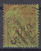 Diego-Suarez 1891 Yvert#12 Used, Moved Overprint - Usati