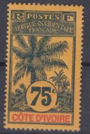 Ivory Coast Côte D'Ivoire 1906 Yvert#32 Mint Hinged - Unused Stamps