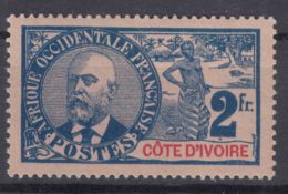 Ivory Coast Côte D'Ivoire 1906 Yvert#34 Mint Hinged - Unused Stamps