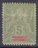 Madagascar 1900 Yvert#42A Mint Hinged - Ongebruikt