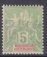 Madagascar 1900 Yvert#42A Mint Hinged - Nuovi