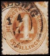 1865. SCHLESWIG-HOLSTEIN & LAUENBURG HERZOGTH. SCHLESWIG 4 SCHILLING. Rust. (Michel 17) - JF319996 - Schleswig-Holstein