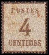 1870. NORDDEUTSCHER POSTBEZIRK. OKKUPATIONSGEBIETE. POSTES  4 CENTIMES.  (Michel 3 I) - JF320038 - Nuovi