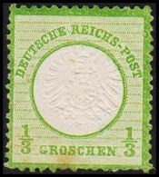 1872. DEUTSCHE REICHS-POST. Grossem Brustschild 1/3 GROSCHEN  (Michel 17) - JF320065 - Neufs