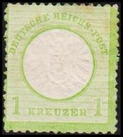 1872. DEUTSCHE REICHS-POST. Grossem Brustschild 1 KREUZER. Thin/Dünn/Tynd. (Michel 23) - JF320079 - Unused Stamps