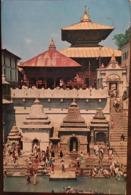 Cpsm, Temple Of Pasupati Nath, Kathmandu (Népal) Années 70, Timbre - Nepal