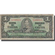 Billet, Canada, 1 Dollar, 1937, 1937-01-02, KM:58a, B+ - Canada