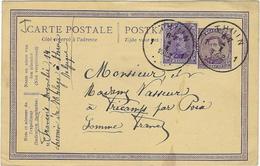 Belgique Thuin Carte Lettre 1922 - Thuin