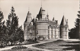 GENCAY. - Le Château De La Roche. CPM Dentelée - Gencay