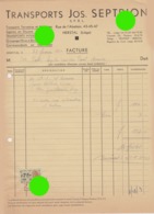 HERSTAL 1954 TRANSPORTS JOS . SEPTRION - Transports