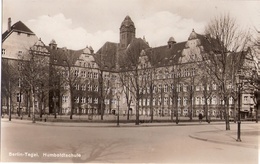 BERLIN Tegel Humboldt Schule Belebt Original Foto Ansichtskarte TOP-Erhaltung Ungeelaufen - Tegel