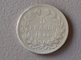 FRANCE - 5 FRANCS 1841 K - LOUIS PHILIPPE 1er - ARGENT - 5 Francs