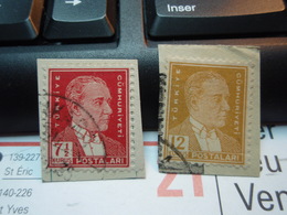 Timbres  Mustafa Kemal Atatürk , Sur Support - 1934-39 Sandjak D'Alexandrette & Hatay