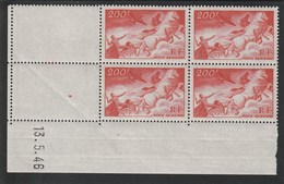 Coin Daté  Poste Aérienne ** N° 19    13/5/46 - Airmail